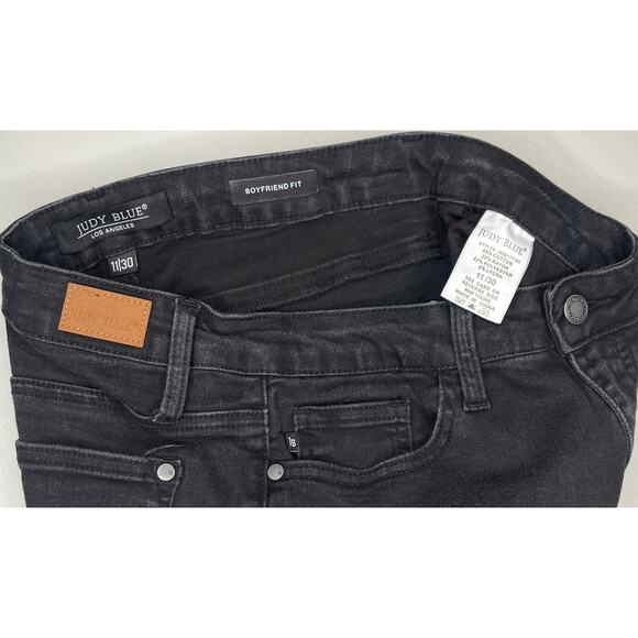 Judy Blue Los Angeles women's denim jeans black boyfriend fit 11/30 - Picture 5 of 7